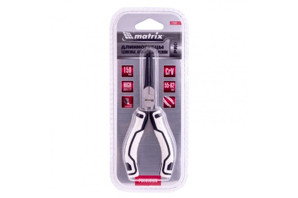 Удлиненные длинногубцы MATRIX Mini PRO 150 мм, авторазжим 17834