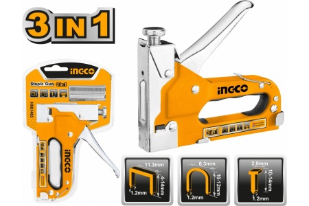 Механический степлер INGCO 3 в 1 HSG1405