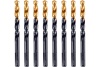 Сверло по металлу Golden Tip 8.5 мм, HSS-Tin, 8 шт, DIN 338 Denzel 717220