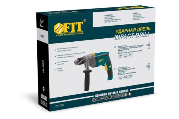 Ударная дрель FIT ID-1050 80087