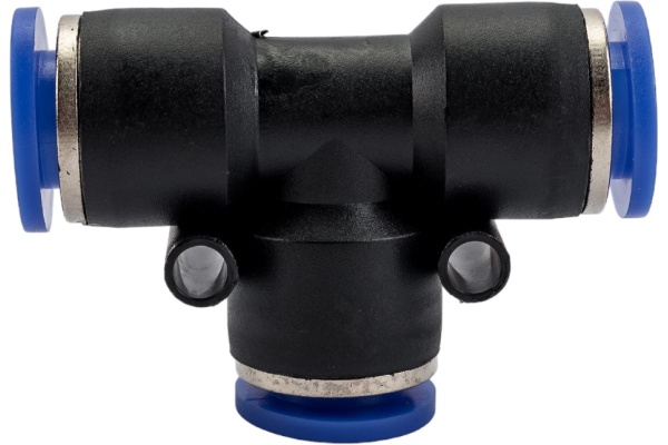 Фитинг цанговый тройник 10 мм Pegas pneumatic 5604