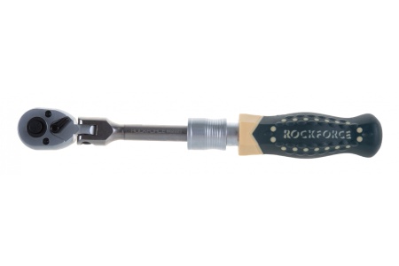 Трещотка реверсивная телескопическая (185-230 мм; 1/4"; 72 зуб.) Rockforce RF-802223