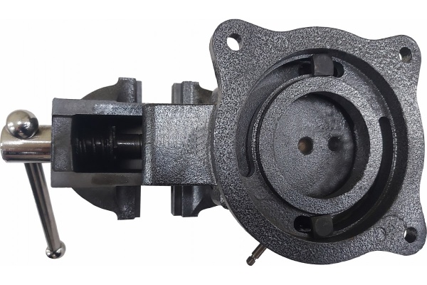 Слесарные тиски GRIFF 100 мм, серия PRO, поворотные, стальные, с наковальней g164024