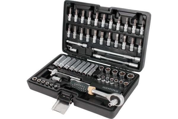 Набор инструмента ROCKFORCE 1/4" DR с 6-гранными головками, 57 предметов RF-2571-5