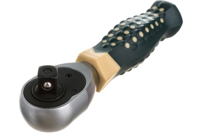 Реверсивная короткая трещотка с резиновой ручкой 1/2 L-170мм 72зуб ROCKFORCE RF-802419