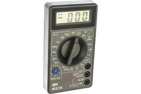 Цифровой мультиметр IEK Universal M838 1356520 TMD-2S-838
