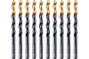 Сверло по металлу Golden Tip 6.5 мм, HSS-Tin, 10 шт, DIN 338 Denzel 717216