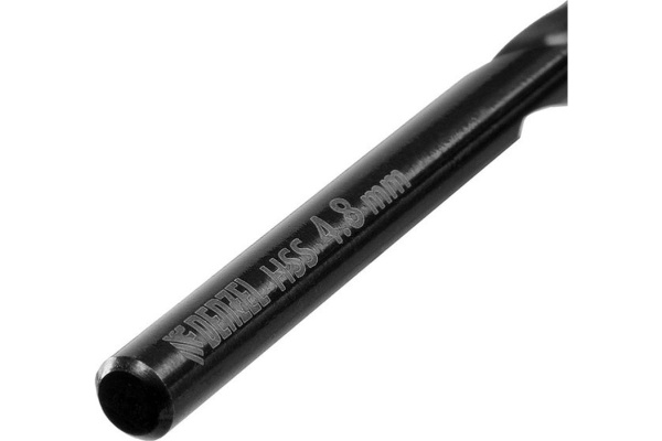 Сверло по металлу Golden Tip 4.8 мм, HSS-Tin, 10 шт, DIN 338 Denzel 717212