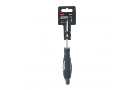 Крестовая силовая отвертка ROCKFORCE PH1.0х75м на пластиковом держателе RF-7021075