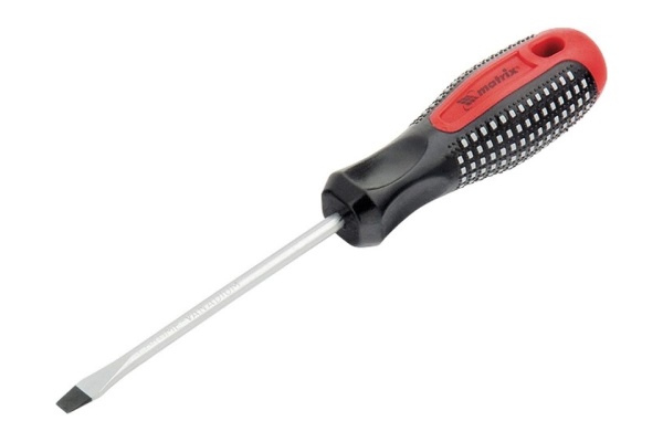 Отвертка SL6,0х200 мм MATRIX Fusion Anti slip 11418