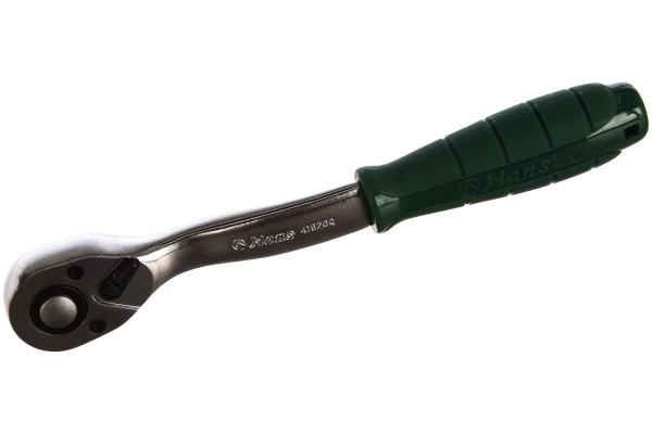 Трещотка с быстрым сбросом Hans 1/2" с изогнутой рукояткой 72 зуба 4162GQ