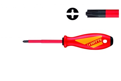 Крестовая отвертка WITTE MAXX VDE PH1/MODUL 4.5х80 мм new 537412016
