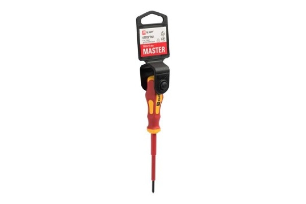 Отвертка EKF Master PH0x75 мм 1000В Basic SQph-0-75-mas-in