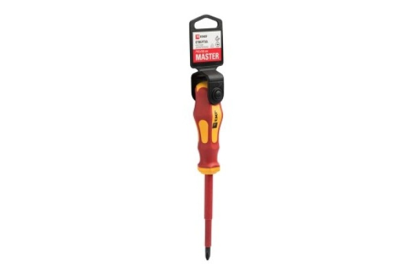 Отвертка EKF Master PH1x80 мм, 1000В ph-1-80-mas-in