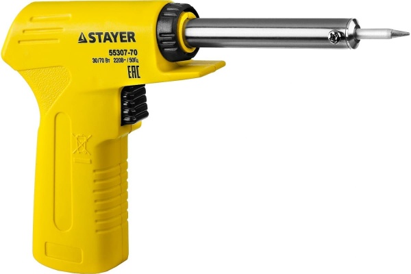 Электропаяльник STAYER Maxterm 30-70 Вт конус 55307-70