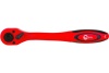 Рукоятка с храповым механизмом INTERTOOL на 72 зуба 1/2 изогнутая Cr-v, Professional HT-2109