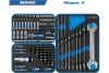 Набор инструментов KING TONY BOARD в чёрной тележке, 325 предметов 9G35-325MRV