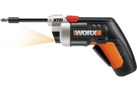 Аккумуляторная отвертка WORX + набор бит WX252