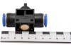 Прямой фитинг цанговый с краном 12 мм - 12 мм Pegas pneumatic 6007