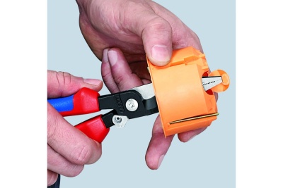 Электромонтажные клещи Knipex 6-в-1, 200 мм, чёрные, 1К ручки, KN-1381200SB