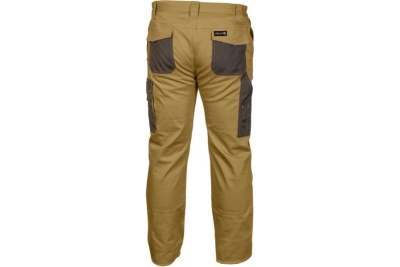 Рабочие штаны HOEGERT TECHNIK EDGAR бежевые, размер 2XL HT5K276-1-2XL