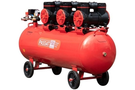Компрессор Aurora PASSAT-150 MODULE тихий, безмасляный, 150 л, 750л/мин, 4.35 кВт 35012