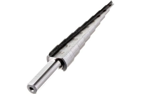 Сверло ступенчатое (4-12 мм; 9 ступеней; HSS) по металлу FIT IT 36394