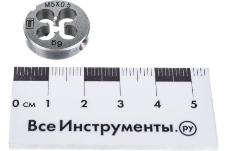 Плашка М5 х 0,5 мм СИБРТЕХ 77010