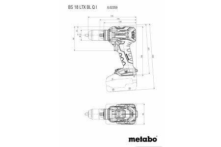 Аккумуляторный винтоверт Metabo BS 18 LTX BL Q I 602359840