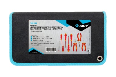 Набор диэлектрического инструмента AIST 9 предметов 701109 00-00010558