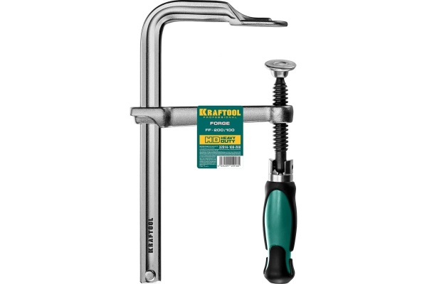 Цельнокованая струбцина KRAFTOOL Forge FF-200/100 32014-100-200