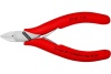 Бокорезы для электроники KNIPEX острая головка, 115 мм, обливные ручки KN-7741115