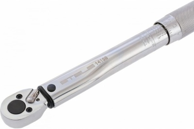 Динамометрический ключ 5-24 Нм, 1/4", CrV, хромированный STELS 14158