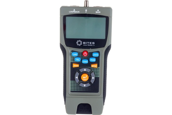 Сетевой тестер кабеля 5Bites UTP/FTP/STP RJ45, TEL RJ11/12, BNC, рефлектометр TDR, LCD LY-CT030 PRO