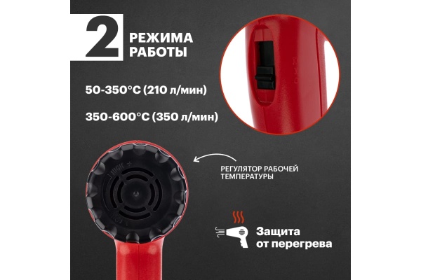 Технический фен FIT 80611