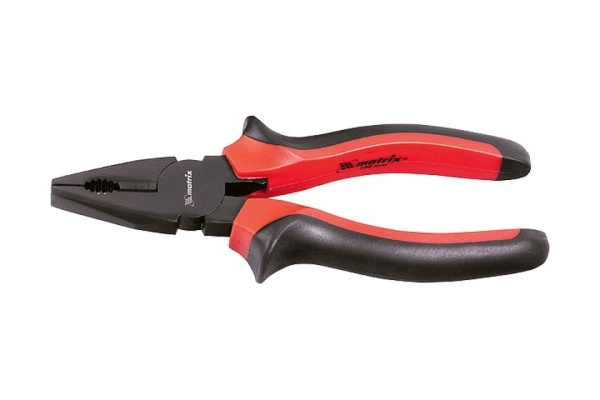 Комбинированные плоскогубцы Black Nickel 180 мм MATRIX 16980