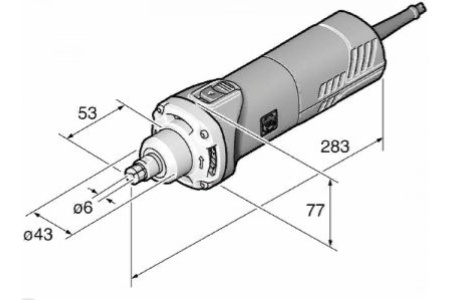 Прямошлифовальный инструмент Fein GSZ 8-280 PE 72231760000