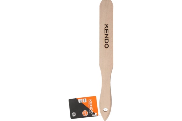 Корщетка KENDO сталь с медным покрытием, с деревянной ручкой 31504
