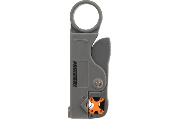 Инструмент для зачистки коаксиального кабеля PROconnect HT-332 RG-58, RG-59, RG-6 12-4011-4