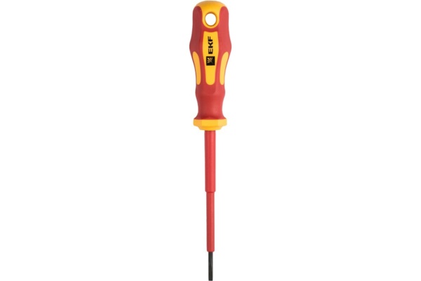 Отвертка EKF Master SL2.5x80 мм 1000В sl-2.5-80-mas-in