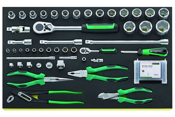Инструментальная тележка с набором инструмента 805/3 STAHLWILLE 90/6A KIT 90/131