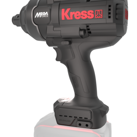 Гайковерт аккумуляторный бесщеточный KRESS KU35.91, 20В, 3/4", 1700 Нм, без АКБ и ЗУ, кейс