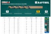 Сверло по металлу COBALT HSS-Co 8% сталь М42 (1.5х40 мм) Kraftool 29656-1.5