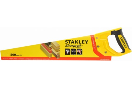 Ножовка Stanley SHARPCUT 7TPI, 500 мм STHT20367-1