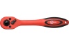 Рукоятка с храповым механизмом INTERTOOL на 72 зуба 1/4 изогнутая Cr-v, Professional HT-2107