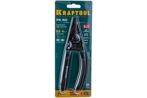 Стриппер KRAFTOOL PK-40 многофункциональный, 0.5 - 4 кв.мм 22659