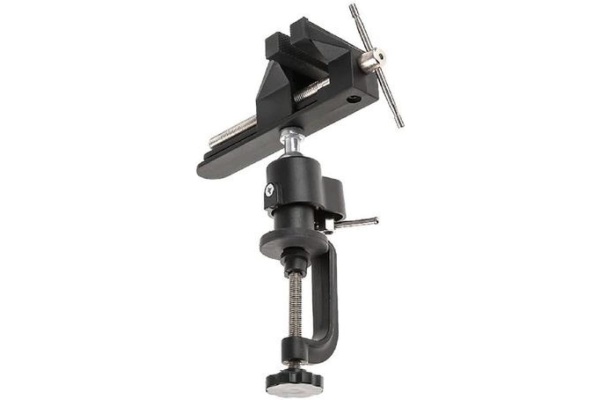 Тиски HAMMER Flex TS100 100мм, поворотные на струбцине 581859