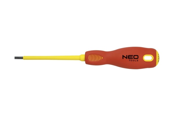 Шлицевая отвертка NEO Tools 5.5x125 мм 1000 В CrMo 04-054