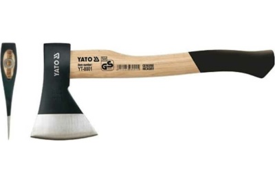 Топор YATO 600 г, 360 мм, деревянная ручка YT-8001
