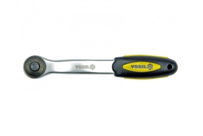Трещотка VOREL с изогнутыми ручками, 1/4", 72 зубца CrV 53571